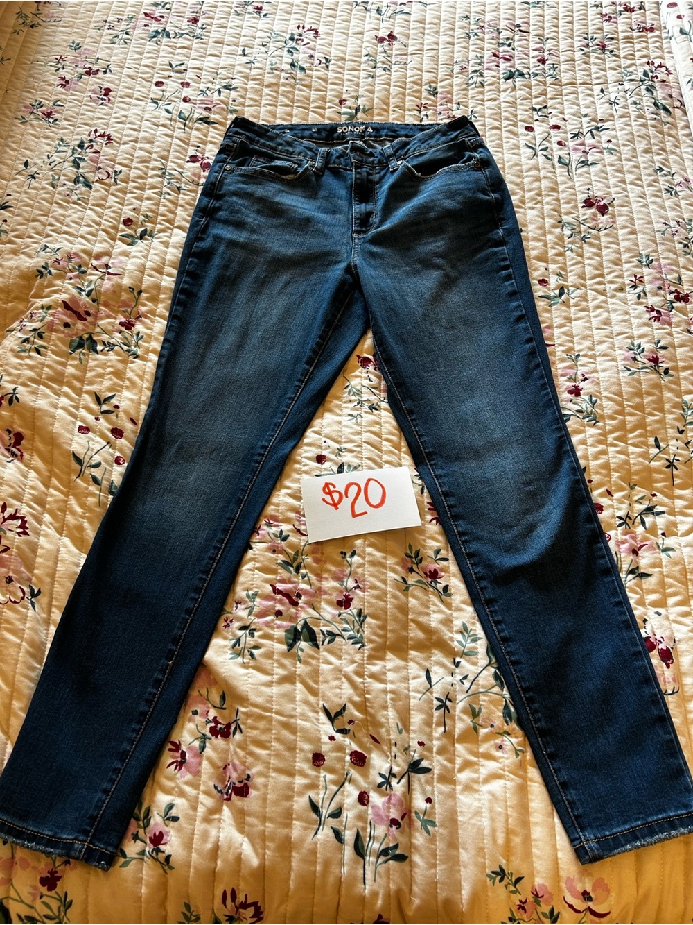 Sonoma Women's Dark Indigo Skinny Jeans
